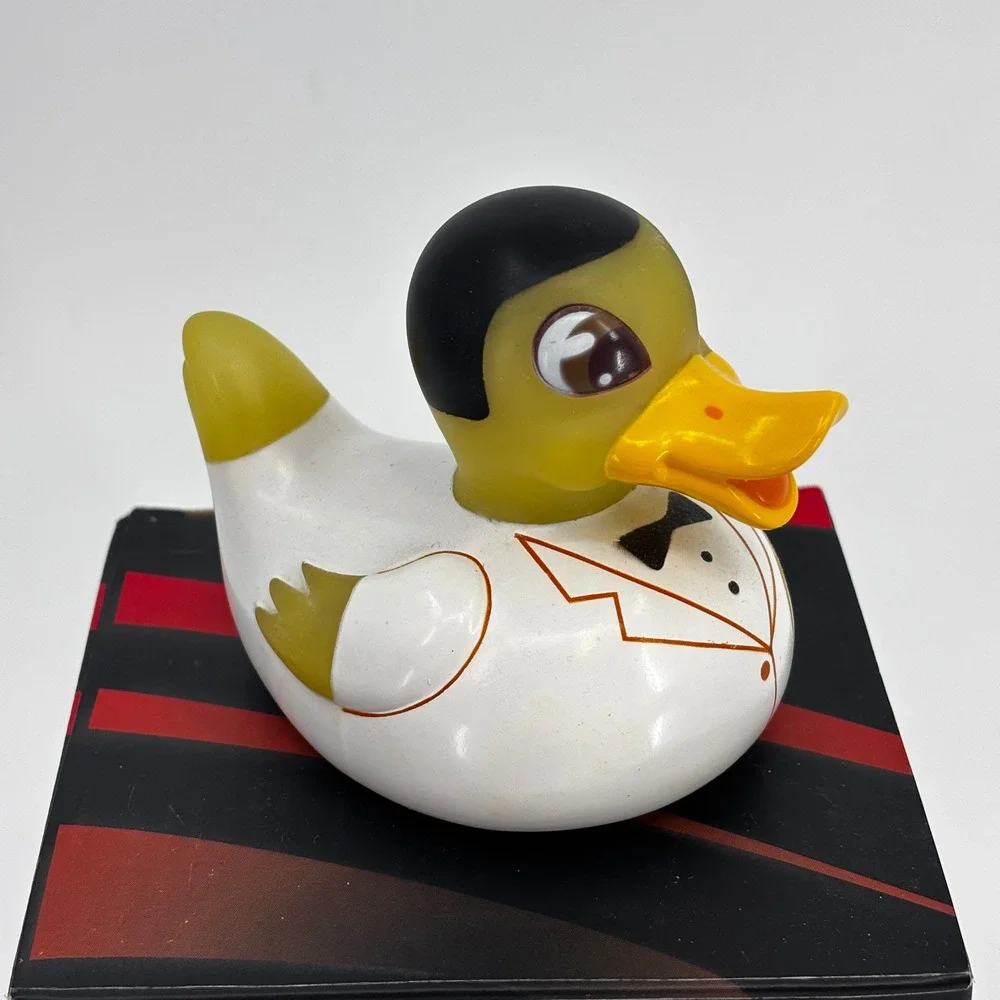 Locomocean‎ Duck Bond 007 Rubber Duck White Gold LED Glow Bath Toy
